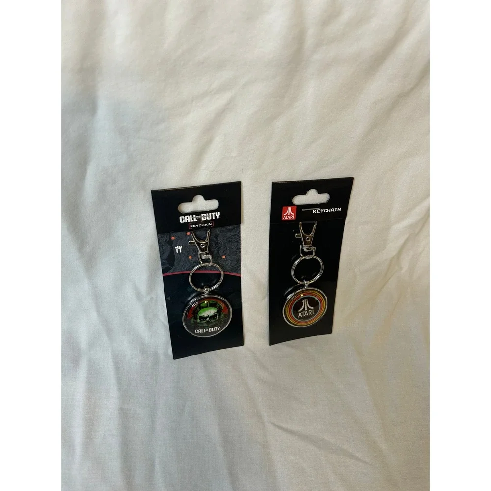 Call‎ of Duty & Atari Keychain Set New Collectible Gaming Key Ring